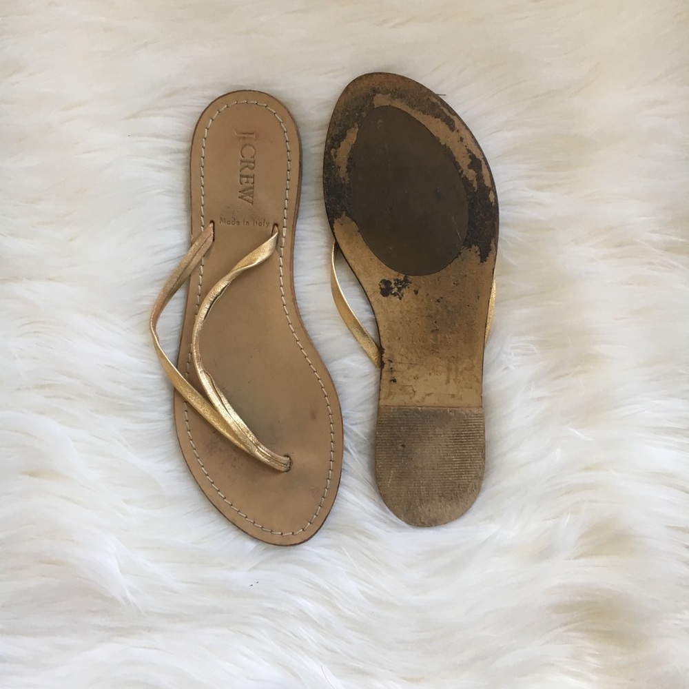 $55 Retail J. Crew flip flops - Picture 3 of 5